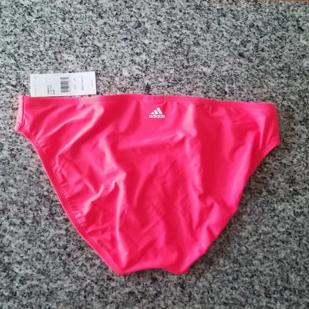 adidas Swim Bottoms Pink Plus Size 16 - Picture 8 of 11